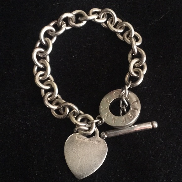 ViNtaGe aUthEnTic diSc0ntiNueD inteRl0cKing cercles TiFFany & co bRaCelet - Picture 3 of 14